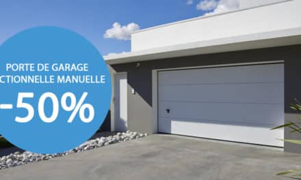 Porte de garage sectionnelle en aluminium NEUVE à -50%
